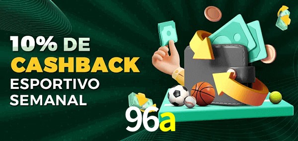 10% de bônus de cashback na 96a